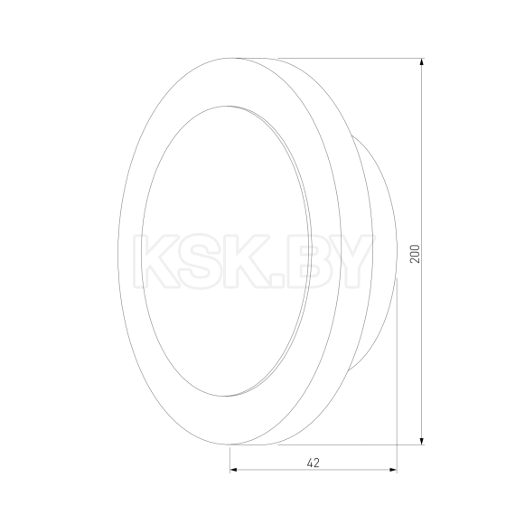 Светильник настенный серебро 40140/1 LED (a055779) 