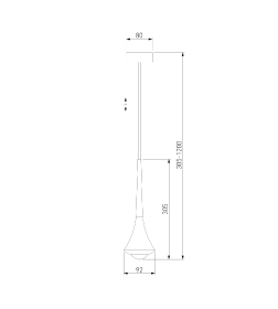 Подвесной светильник хром ( 50211 LED) Hill 5W