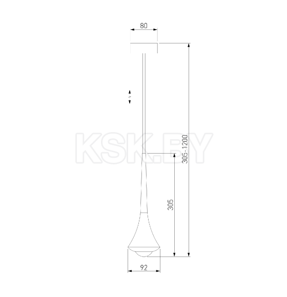 Светильник подвесной белый ( 50211 LED) Hill 5W (a060353) 