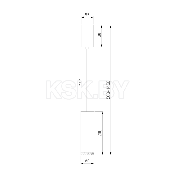 Светильник подвесной светодиодный 50244 LED 9W 4200K золото (a062417) 