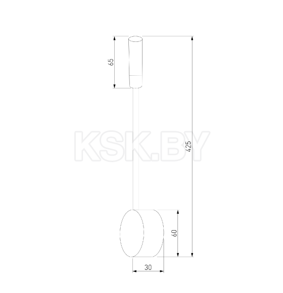 Светильник настенный светодиодный белый BARD 40117/LED (a058939) 