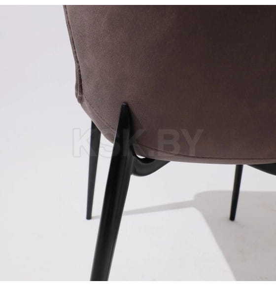 Стул AV 470, коричневая замша 04/черный (92378)