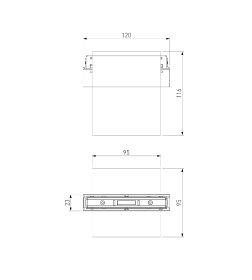 Трековый светильник Slim Magnetic 12W 4200K Solo (белый) 85055/01