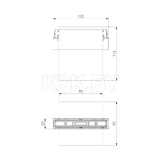 Трековый светильник Slim Magnetic 12W 4200K Solo (белый) 85055/01 (a063497) 