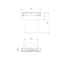 Трековый светильник Slim Magnetic 10W 4200K Orsa (чёрный) 85053/01