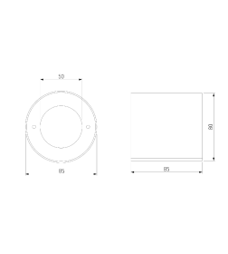 Светильник потолочный светодиодный 10W 4200K белый 25041/LED