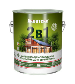 Пропитка АКВАТЕКС 2 в 1 (дуб) 2.7 л