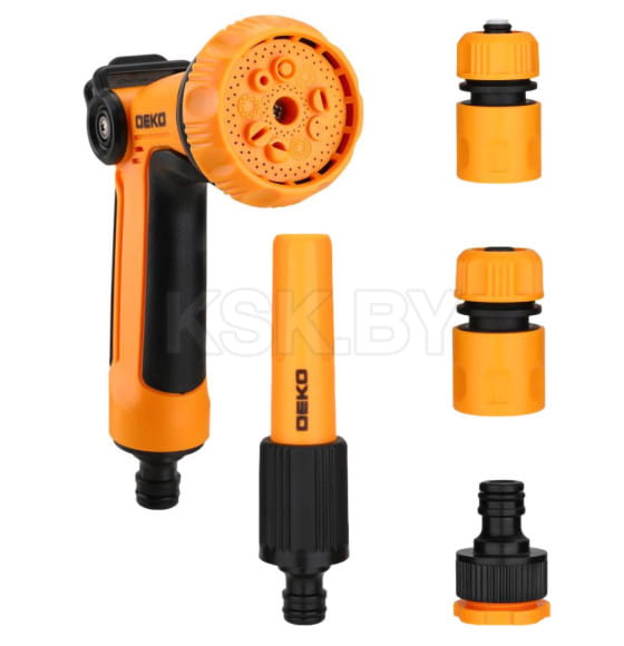 Пистолет для полива с насадкой и коннекторами DEKO DKI5 SET 5, 065-0899 (065-0899) 