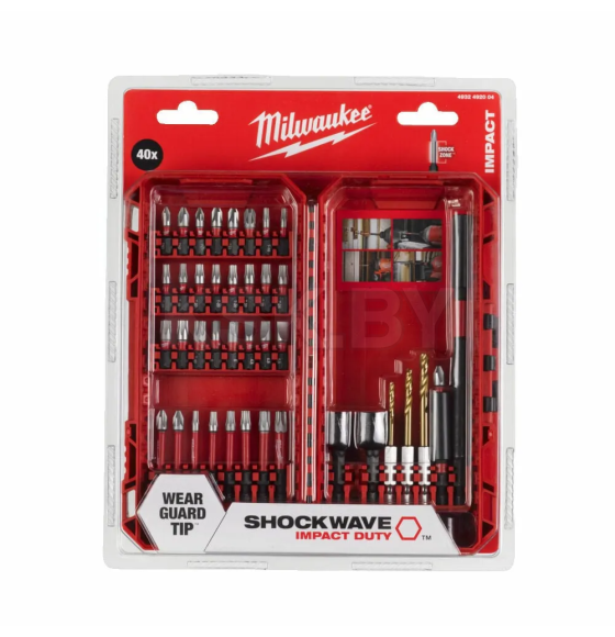Набор бит ударных Milwaukee SHOCKWAVE IMPACT DUTY (40шт.) (4932492004) 