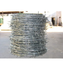 Проволока колючая, оцинкованная. Д. 1,6мм/200м.пог.