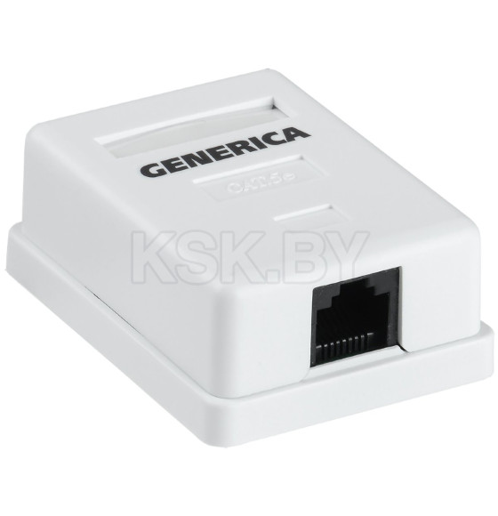 Компьютерная розетка RJ-45 CAT5e 1- порт Generica