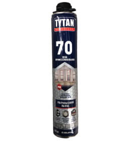 Пена PROF монтажная Tytan Professional 70,(выход 65л) 870 мл