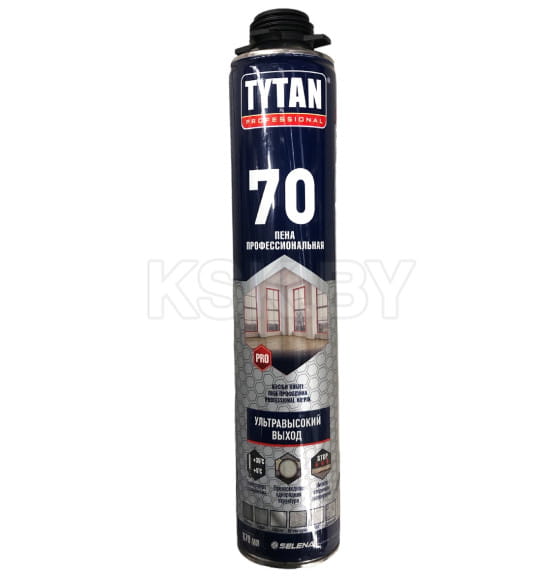 Пена PROF монтажная Tytan Professional 70,(выход 65л) 870 мл