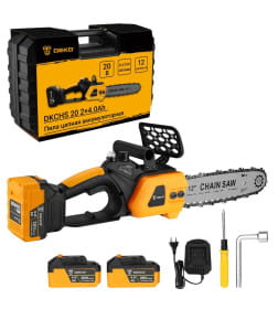 Электропила цепная DEKO DKCHS 20, 063-4356