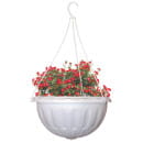 Горшок-кашпо "Джулия" 8л подвесной (белый) М1458 (М1458) 