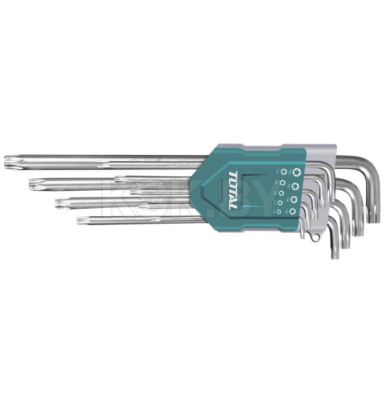 Набор ключей Torx T10-T50 длинных (9 шт.) TOTAL THT106391 (THT106391) 