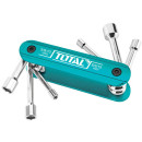 Набор складной торцевых ключей 5-12 мм (6 шт.) TOTAL THFND061 (THFND061) 