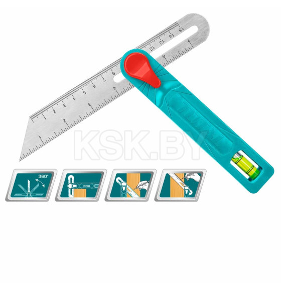 Угольник регулируемый 150 мм TOTAL TAHS181511 (TAHS181511) 
