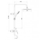 Душевая система с смесителем Gross Aqua Basic GA9005SMD01  (GA9005SMD01) 