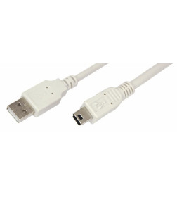 Шнур mini USB (male) - USB-A (male) 1.8 м REXANT 18-1134