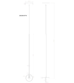 Светильник подвесной Divinare MALCONE 2623/06 SP-9