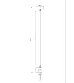 Светильник подвесной Arte Lamp MARK A7047SP-1BK