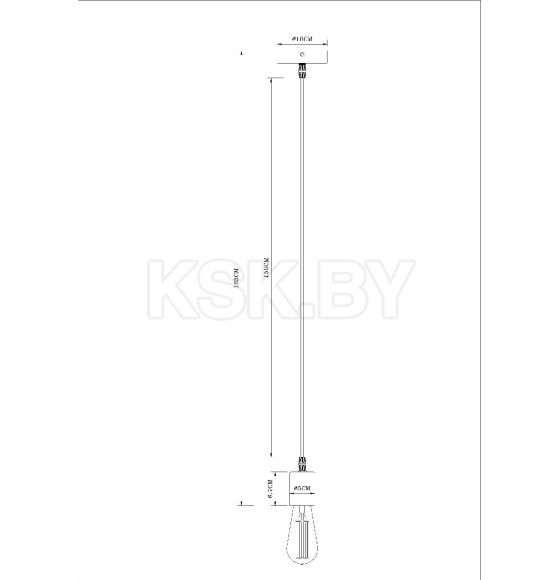 Светильник подвесной Arte Lamp MARK A7047SP-1BK (A7047SP-1BK) 