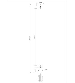 Светильник подвесной Arte Lamp MARK A7048SP-1BK