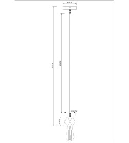 Светильник подвесной Arte Lamp MARK A7049SP-1BK