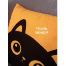 Подушка декоративная MATEX MEOW. Размер: 35x35 Цвет: абрикосовый (43-676) 