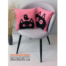 Подушка декоративная MATEX MEOW. CHUBBY. Размер: 35x35 Цвет: Светло-розовый (62-042) 