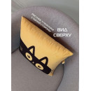 Подушка декоративная MATEX MEOW. CHUBBY. Размер: 35x35 Цвет: Горчичный,черный (62-059) 