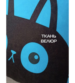 Подушка декоративная MATEX MEOW. CHUBBY. Размер: 35x35 Цвет: Голубой,черный