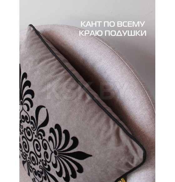 Подушка декоративная MATEX DECOR. ДЕКОР 2. Размер: 40x40 Цвет: Серый (03-953) 