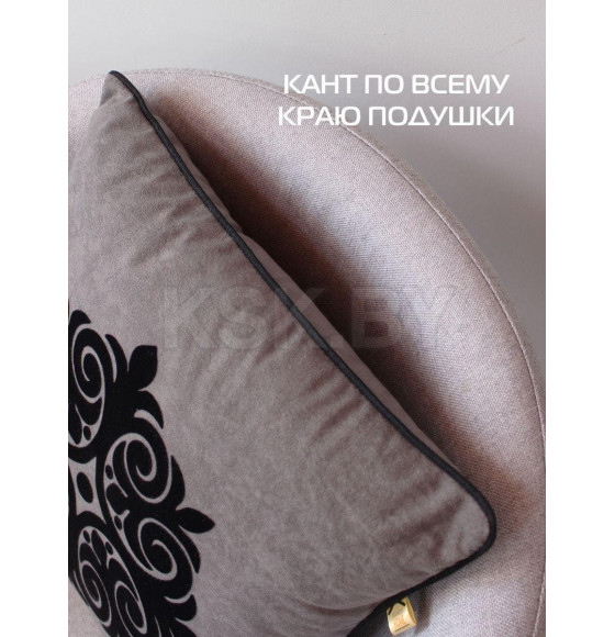 Подушка декоративная MATEX DECOR. ДЕКОР 3. Размер: 40x40 Цвет: Серый (03-991) 