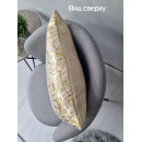 Подушка декоративная MATEX LUXURY. ФАКТУРА. Размер: 45x45 Цвет: Золотой, бежевый (13-785) 