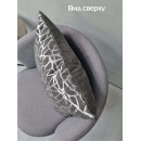 Подушка декоративная MATEX LUXURY. ФАКТУРА. Размер: 45x45 Цвет: Серебристый, серый (13-792) 