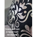 Подушка декоративная MATEX LUXURY. ДАМАСК. Размер: 45x45 Цвет: Серебристый, черный (13-761) 