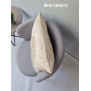Наволочка декоративная MATEX LUXURY. ЛИСТ. Размер: 45x45 Цвет: золотой, бежевый (13-242) 