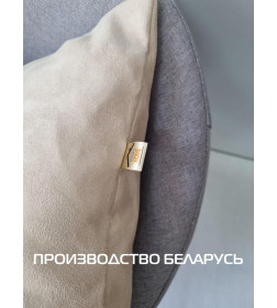 Наволочка декоративная MATEX LUXURY. ЛИСТ. Размер: 45x45 Цвет: золотой, бежевый