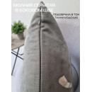 Наволочка декоративная MATEX LUXURY. ЛИСТ. Размер: 45x45 Цвет: серебристый, серый (13-259) 