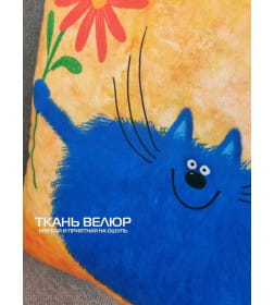 Подушка декоративная MATEX KOTOKLISM. ТОЛСТЯК. Размер: 33x33 Цвет: Коричневый