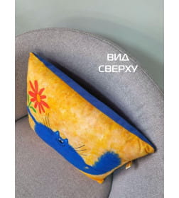 Подушка декоративная MATEX KOTOKLISM. ТОЛСТЯК. Размер: 33x33 Цвет: Коричневый