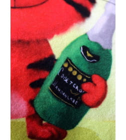 Подушка декоративная MATEX KOTOKLISM. ИГРИСТЫЕ. Размер: 33x33 Цвет: лимонный, красный, фуксия.