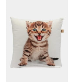 Подушка декоративная MATEX FANTASY. КОТЕНОК. Размер: 33x33 Цвет: Коричневый
