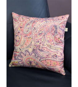 Наволочка декоративная MATEX ФЬЮЖН FRESCO. ОГУРЦЫ. Размер: 38x38 Цвет: молочныйрозовый, фиолетовый