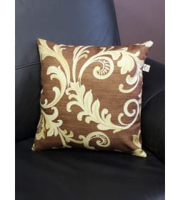 Наволочка декоративная MATEX ФЬЮЖН FRESCO. ВЕНЗЕЛЬ НА КОРИЧНЕВОМ. Размер: 38x38 Цвет: бежевый, коричневый