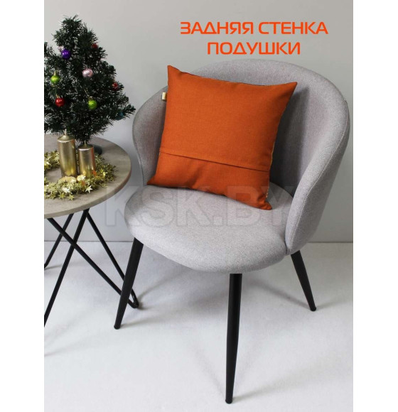 Подушка декоративная MATEX HAPPY NEW YEAR. CHRISTMAS. MERRY .. Размер: 38x38 Цвет: Бордовый, молочный (37-729) 