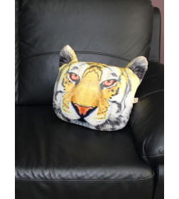Подушка декоративная MATEX ANIMALS. ТИГР. Размер: 41x38 Цвет: Оранжевый, белый, черный