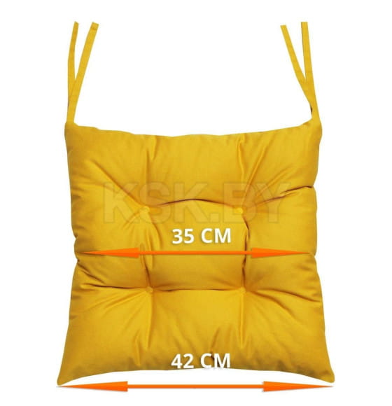 Подушка для сиденья MATEX SIMPLEX. Размер: 42x42 Цвет: Лимонный (28-598) 